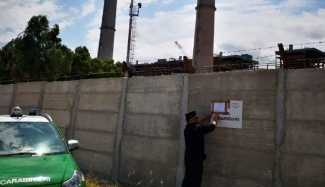 Opere abusive alla centrale Enel di Corigliano-Rossano, sequestri