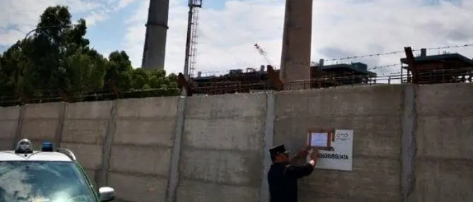 Opere abusive alla centrale Enel di Corigliano-Rossano, sequestri