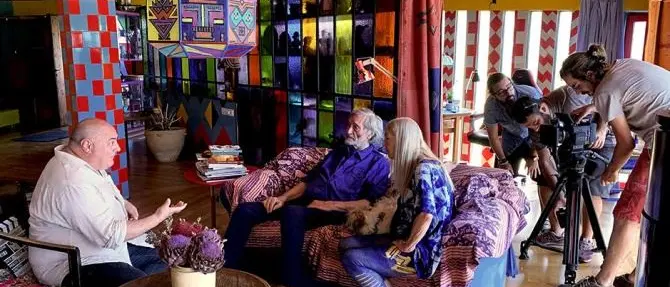 In Aspromonte concluse le riprese del docufilm sull'artista Nik Spatari