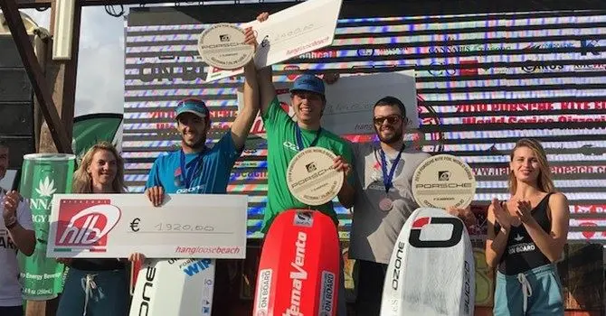 Mondiali Kite Foil a Gizzeria, la vittoria va allo sloveno Vodisek