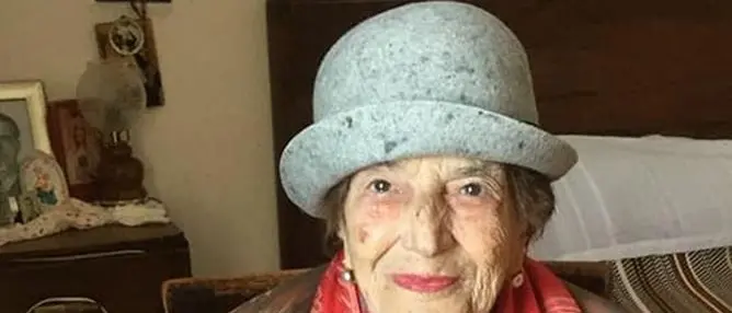 Tropea saluta commossa Donna Gilda Alia Romano, 107 anni