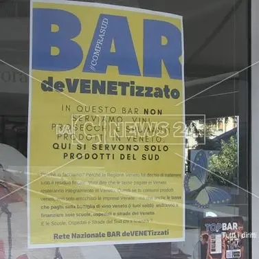 Da Cosenza la rivolta dei “terroni”: «Non vendiamo prodotti veneti»