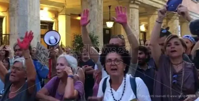 Dl sicurezza, Laforgia (Leu) al sit-in di protesta di Roma