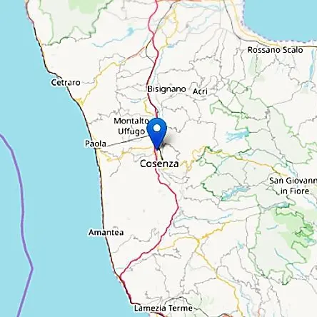 Terremoto 2.6 nel Cosentino, scossa avvertita anche a Rende e Cosenza