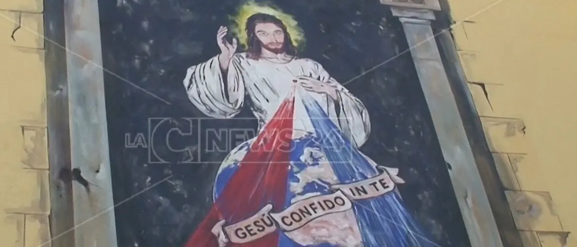 Murales d'arte sacra nel quartiere Gagliano, un nuovo turismo religioso