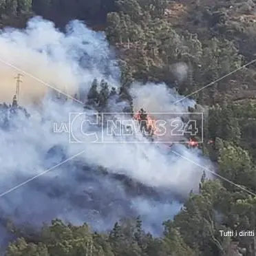 Incendio lambisce un residence a Copanello, turisti evacuati