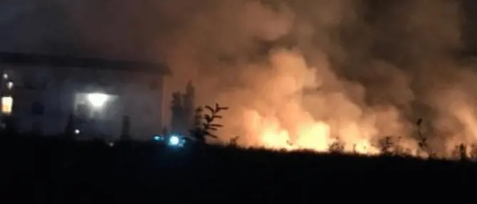 Il Parco archeologico di Vibo minacciato dalla fiamme