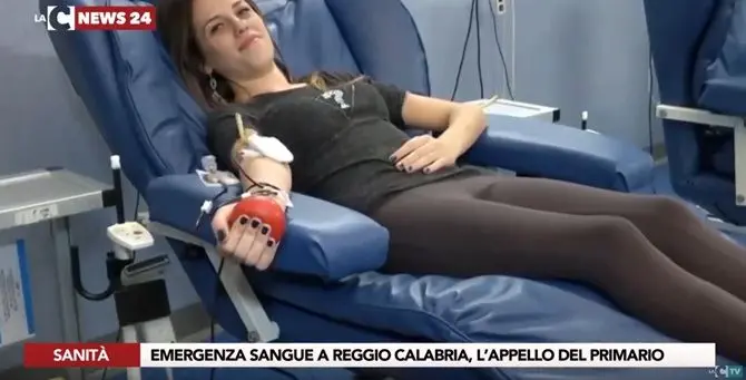 Emergenza sangue a Reggio, il primario: «Donare è atto d'amore»