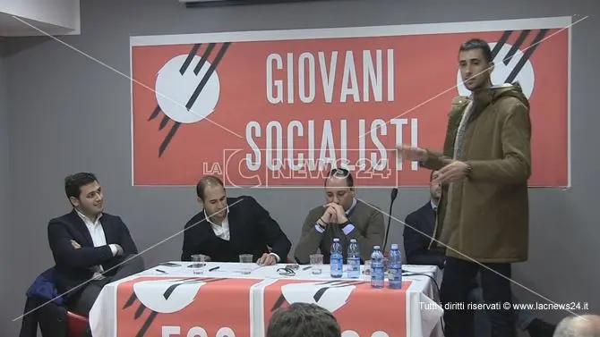Mattia Caruso nuovo segretario regionale dei Giovani Socialisti