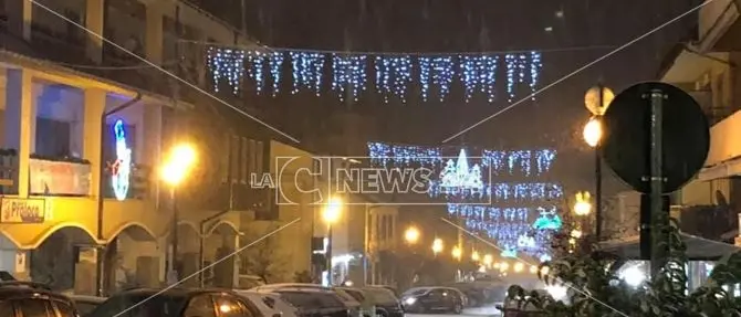 Nevicata in Sila, Capodanno sotto la coltre bianca