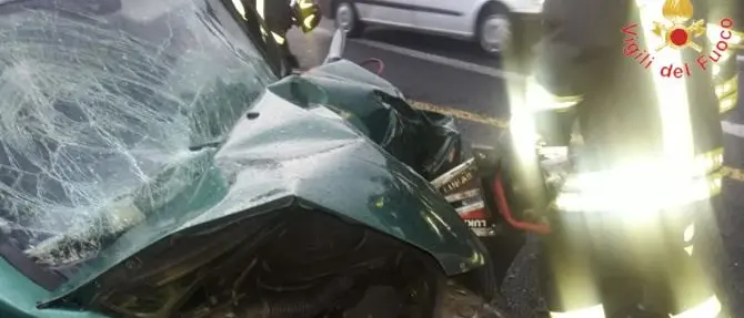 Incidente nei pressi dello svincolo di Pizzo, ferito 58enne