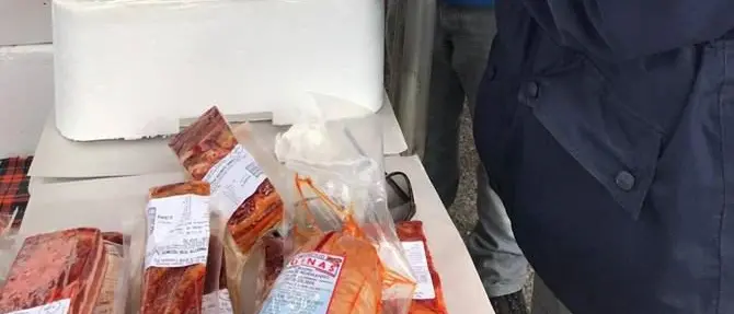 Montalto, sequestrati 100 chili di prodotti alimentari senza etichettatura