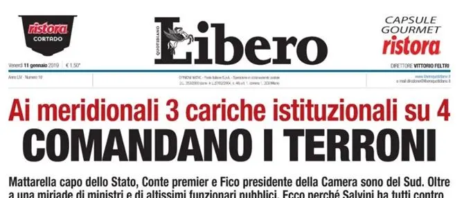 “Comandano i terroni”, noi razzisti del Sud contro il povero Nord