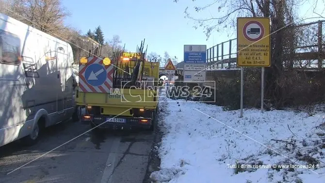 Caos sulla strada per la Sila, protestano i sindaci e l'Anas corre ai ripari