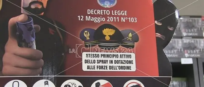 Spray urticante a Cosenza, la polizia sulle tracce del responsabile
