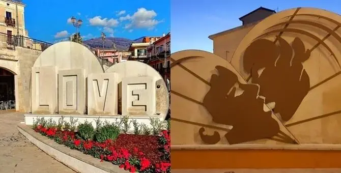 San Lucido, è polemica sulla scultura dedicata all'amore