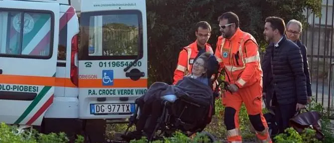 Morta la donna tetraplegica dopo il caos in piazza San Carlo a Torino