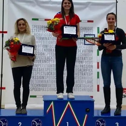 Una giovane cosentina conquista il podio dello squash nazionale