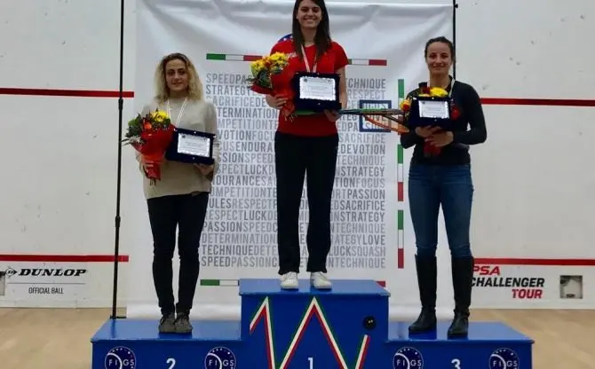 Una giovane cosentina conquista il podio dello squash nazionale