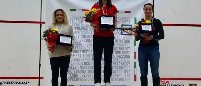 Una giovane cosentina conquista il podio dello squash nazionale