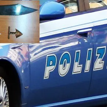In auto con una spada, 28enne denunciato a Catanzaro