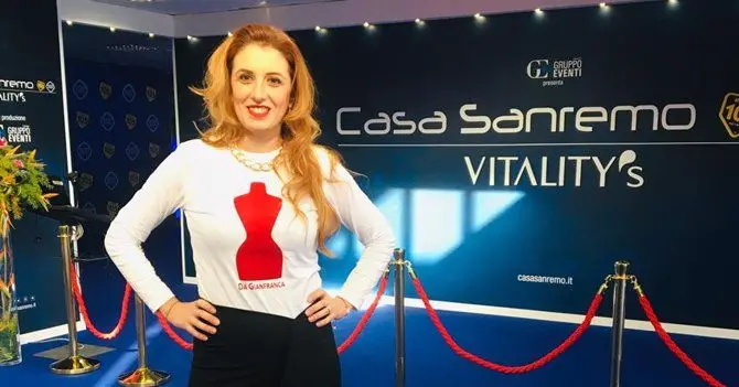 La stilista calabrese Elena Vera Stella protagonista a Sanremo