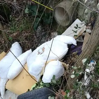 Rifiuti ed eternit lungo la provinciale che conduce a Verbicaro
