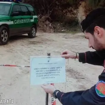 Sequestrata discarica abusiva nel Vibonese