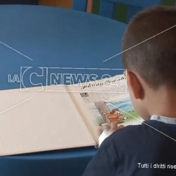 Una biblioteca a misura di bambino nei reparti pediatrici di Catanzaro