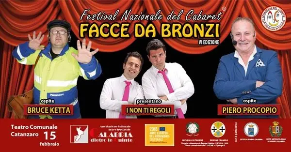 Catanzaro, al Comunale va in scena la comicità con il festival Facce da bronzi