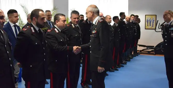 Carabinieri, il generale Nisti visita la Legione Calabria