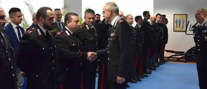 Carabinieri, il generale Nisti visita la Legione Calabria