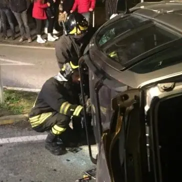 Incidente a Lamezia, ferito trasportato in ospedale