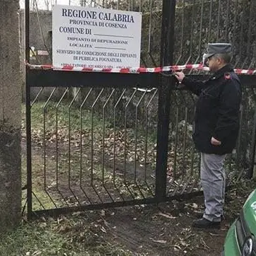Sequestro depuratori nel Cosentino, sette persone segnalate