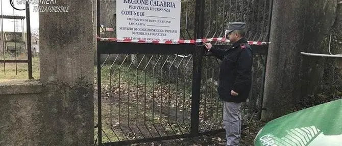 Sequestro depuratori nel Cosentino, sette persone segnalate