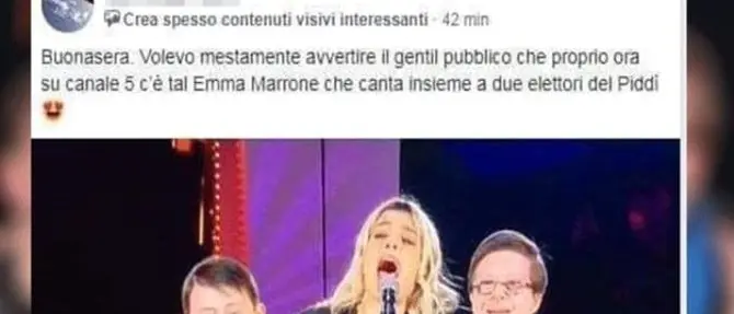 Demenza social, post contro Emma Marrone e i suoi amici disabili