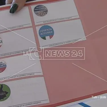 Provinciali a Cosenza, dati parziali dei voti per singolo candidato