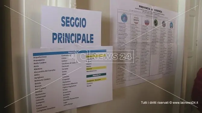 Provinciali a Cosenza, tutte le preferenze ottenute dai candidati