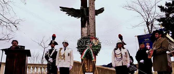 A Crosia un monumento alla memoria dei martiri di tutte le guerre