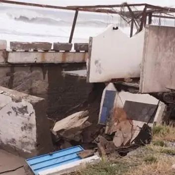 Lungomare devastato a Bovalino, il sindaco chiede lo stato di calamità