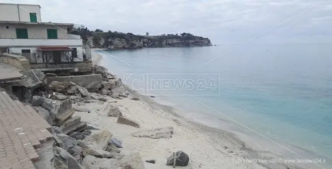 Tropea, lavori sul lungomare ancora fermi: revoca vicina per la ditta?