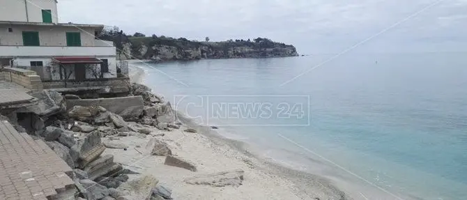 Tropea, lavori sul lungomare ancora fermi: revoca vicina per la ditta?