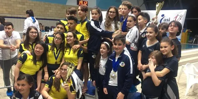 Nuoto, i ragazzi della Penta Vibo campioni regionali d'inverno