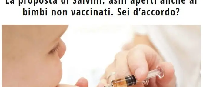 Il sondaggio: asili aperti anche ai bimbi non vaccinati. Sei d’accordo?