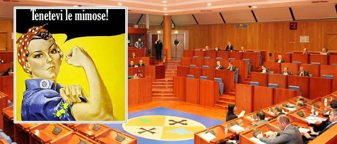 I predatori di mimose se ne fottono delle pari opportunità in politica