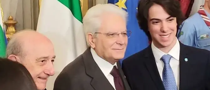 Jacopo, il volontario Unicef nominato Alfiere della Repubblica