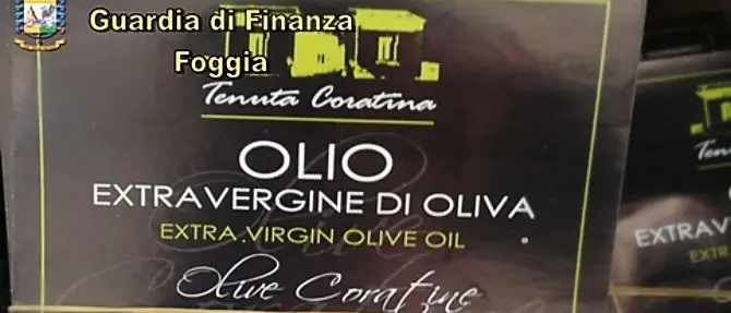 Olio con clorofilla venduto per extravergine, sequestrato stabilimento abusivo