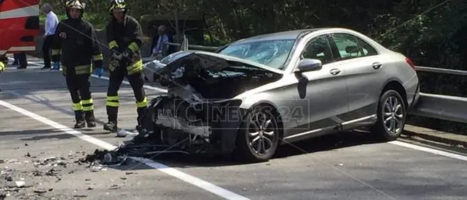 Grave incidente stradale sulla statale 107 a San Fili