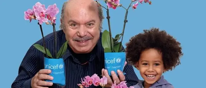 Unicef, torna nelle piazze l’Orchidea per salvare i bambini malnutriti