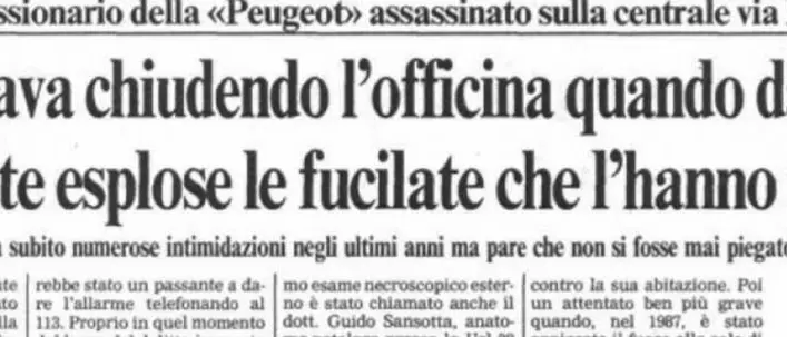 Locri, 30 anni fa l'omicidio di un uomo perbene che non si piegò alla 'ndrangheta
